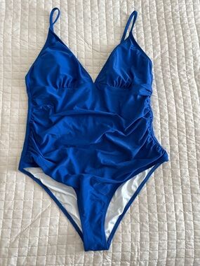 Cupshe Royal Blue One-Piece Swimsuit